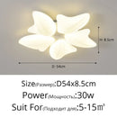 GobekUsa Aisal Flower Ceiling Chandelier with Remote Dimming for Modern Home Decor