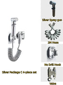 GobekUsa High Pressure Handheld Bidet Sprayer Set for Bathroom Hygiene and Cleaning