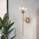 GobekUsa Glass Ball Sconce Light for Bedroom Living Room