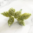 GobekUsa Green Plant Flower Cherry Stamen Berries Bundle for DIY Decor and Gifts