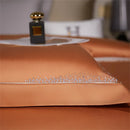 GobekUsa Jacquard Embroidery Egyptian Cotton Satin Bedding Set with Elastic Sheet