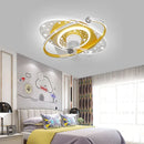 GobekUsa Ceiling Fan Light with 360° Rotation - Quiet & Stylish for Home Décor