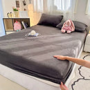 GobekUsa Cozy Milk Velvet Fitted Sheet for Autumn & Winter Mattress Topper