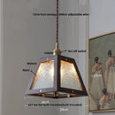 GobekUsa LED Pendant Lamp: Japan Style, Copper Socket, Walnut Wood, Adjustable Hanging Light