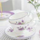GobekUsa Blue Dream Tea Set: Cup, Saucer, Milk Jar, Sugar Bowl, Plates & More