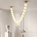 Nordic Beaded Alloy Pendant Light