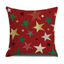 GobekUsa Christmas Linen Cushion Cover for Festive Home Decor in Living Room