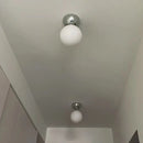 GobekUsa Glass Iron LED Ceiling Light - Modern Nordic Style Lighting Fixtures
