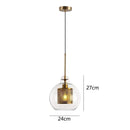 GobekUsa Glass Pendant Lights: Nordic Style Dining Kitchen Bedroom Lighting Fixtures