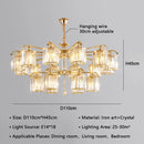 GobekUsa Crystal Lustre Chandelier: Modern Luxury Indoor Lighting Fixtures