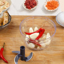 GobekUsa 400ml Mini Food Shredder with 3 Blades - Curves-Practical