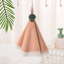 GobekUsa Lace Dress Baby Hand Towel: Soft, Absorbent, and Cute for Kitchen & Bathroom