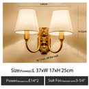 GobekUsa Cloth Cover Wall Light for Bedroom, Living Room, Restaurant, and Corridor