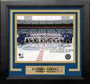 Buffalo Sabres 2008 Winter Classic Line-Up 8" x 10" Framed Hockey Photo by Dynasty Sports & Framing