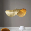 GobekUsa Brass Lotus Leaf Chandelier Pendant for Living Dining Room