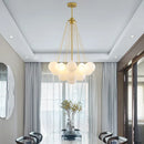 GobekUsa Glass Ball LED Chandelier for Bedroom Dining Living Room