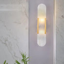 GobekUsa Linear Marble Chandelier: Modern Circular Alabaster Pendant Light