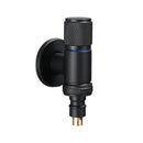 GobekUsa Black Copper Brass Washing Machine Faucet Single Cold Wall Mounted Bibcock