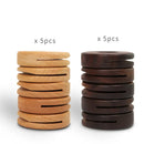 GobekUsa Black Walnut Donuts Bag Clip: Wooden Sealing Clips for Stylish Kitchen Organization
