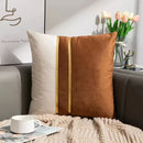 GobekUsa Houndstooth Cushion Cover 30x50cm Black and White Bow Waist Pillow Case