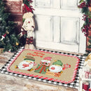 GobekUsa Christmas Snowman Non-slip Floor Mat