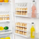 GobekUsa Egg Storage Rack - Practical Refrigerator Organizer Box for Kitchen