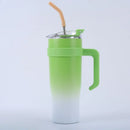 GobekUsa 40oz Stainless Steel Sippy Cup Thermo Bottle for Coffee Travel Mug