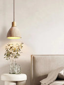 GobekUsa Japanese Style Yellow Stone Pendant Lamp for Bedroom, Restaurant, and Bar