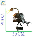 GobekUsa Lantern Fish LED Table Lamp for Bedroom, Study, and Living Room Decor