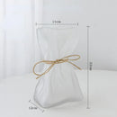 GobekUsa Clear Glass Folded Road Vase - Creative Handcrafted Hydroponic Art Vase