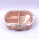GobekUsa Fresh-keeping Lunch Box Set for Kids: Three Compartments, Microwave Safe