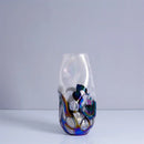 GobekUsa Gradient Glass Vase for Home Decor and Floral Arrangements