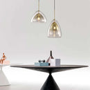 GobekUsa Gradient Glass Pendant Lamps: Luxury LED Chandeliers for Bedroom and Restaurant