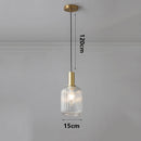 Modern Ring Glass Pendant Light