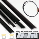 GobekUsa LED Strip Channel Diffuser for Flexible Replaceable LED Aluminum Profile Light Cover