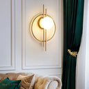GobekUsa Glass Ball LED Wall Lamp Modern Light Luxury Home Decor Fixture