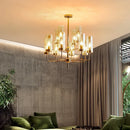GobekUsa American Lustre Glass Chandelier LED Pendant Light Fixture