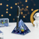 GobekUsa Astronaut Drift Keychain: Creative Liquid Hourglass Stress Relief Toy & Home Decor