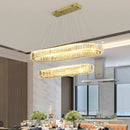 GobekUsa Crystal LED Chandelier: Modern Luxury Lighting for Living & Dining Room