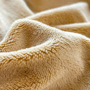 GobekUsa Cozy Milk Velvet Fitted Sheet for Autumn & Winter Mattress Topper