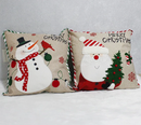 GobekUsa Christmas Embroidered Pillowcase 45x45cm - Festive Home Decorative Cushions