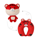 GobekUsa Cute Plush Animal Neck Pillow for Comfortable Travel & Office Rest