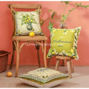 GobekUsa Lemon Print Chenille Cushion Cover 45x45cm - Waterproof Nordic DecorCase