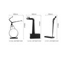 GobekUsa Black Metal Sports Figure Sculpture for Elegant Home Decor