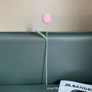 GobekUsa Handmade Knitted Crochet Tulips for Home Decor - Set of 1