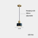 GobekUsa LED Marble Stone Pendant Light for Dining Room