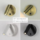 GobekUsa Adjustable LED Wall Reading Lamp 3W Spotlight for Bedroom and Hotel