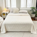 GobekUsa Diamond Jacquard Coral Fleece Blanket for All Seasons
