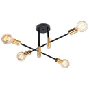 GobekUsa LED Sputnik Chandelier Ceiling Light Fixtures for Bedroom Living Room