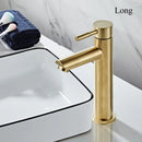 GobekUsa Gold Basin Faucet: Stainless Steel Single Handle Mixer for Bathroom and Kitchen
